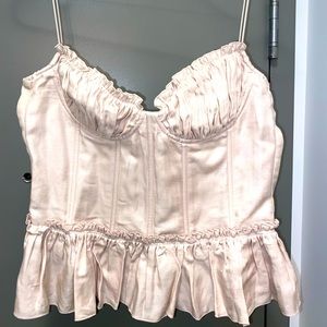 H&M xs corset top 🌸